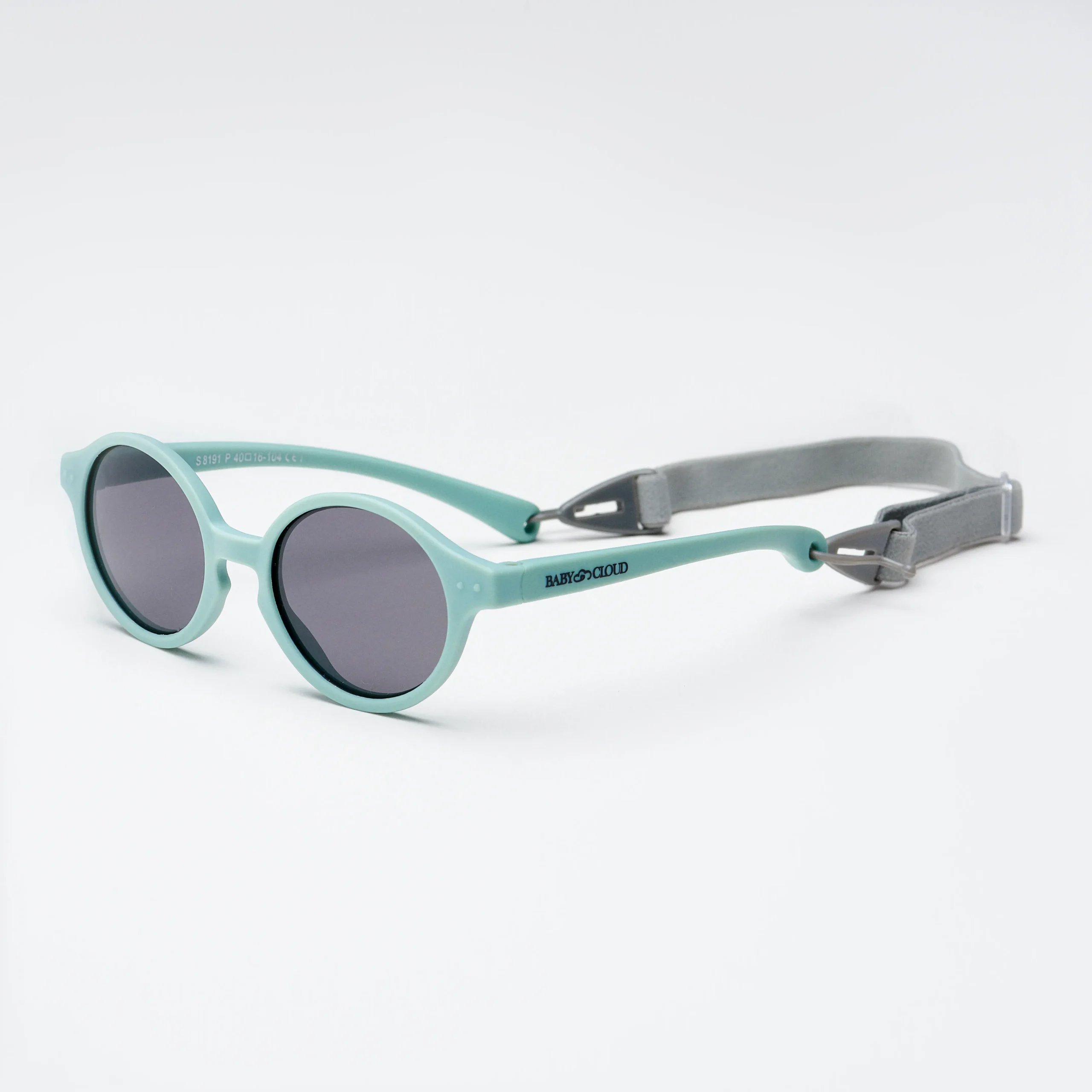 BABY CLOUD Βρεφικά Γυαλιά Ηλίου Baby Light Blue UV400 με Λουράκι 6-24 μηνών (11.0 x 10.4 εκ.)