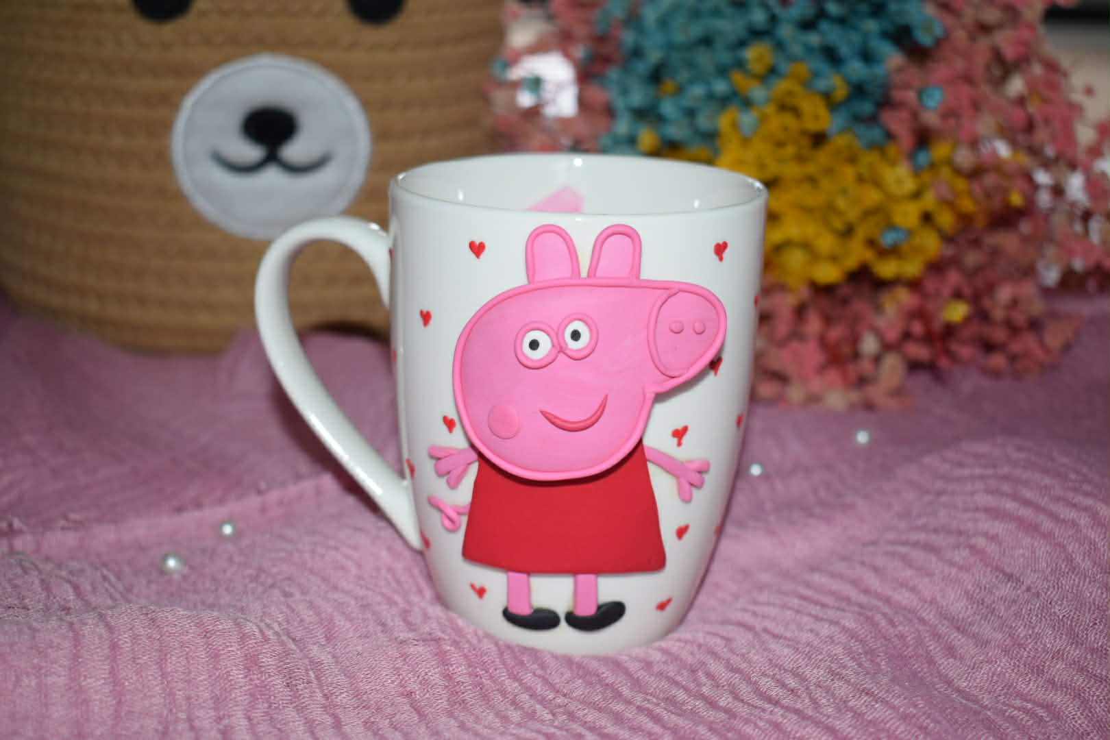 Κούπα Peppa Pig με Πολυμερικό Πηλό