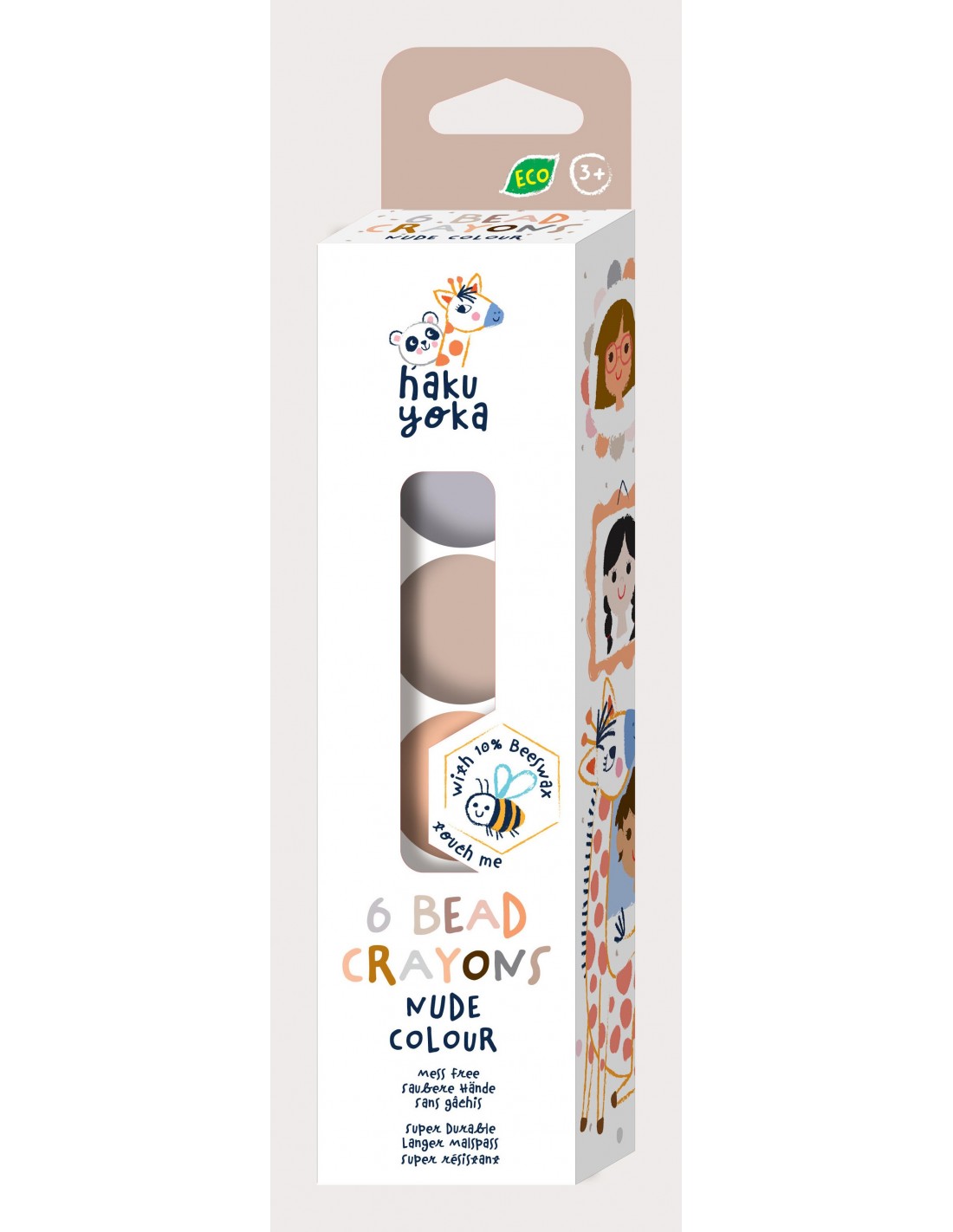 6 BEAD CRAYONS-NUDE ΧΡΩΜΑΤΑ