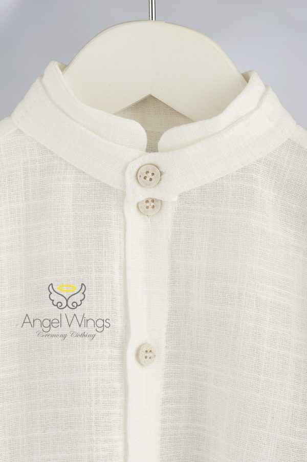 Σύνολο για αγόρι γκρι χακί-ιβουάρ Paolo 315 Angel Wings - Image 2