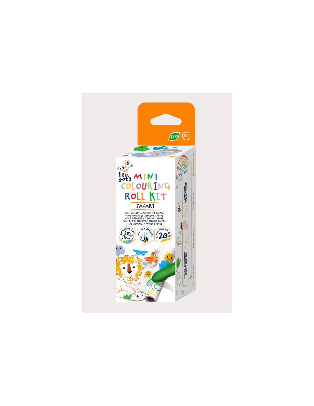 MINI COLOURING ROLL KIT SAFARI