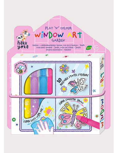PLAY ‘N’ COLOUR WINDOW ART GARDEN