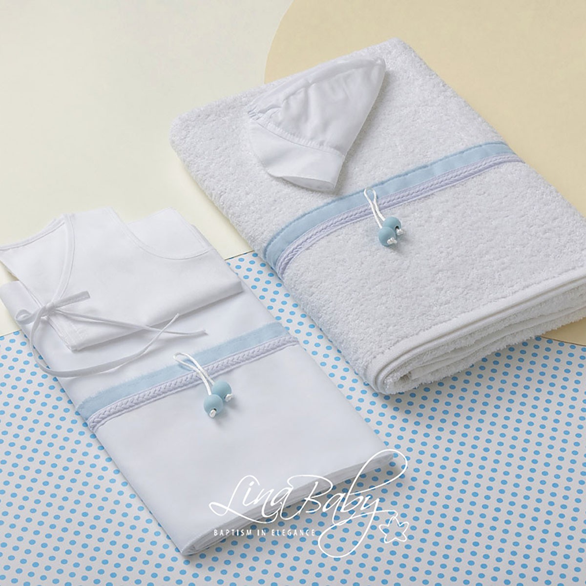 Βαπτιστικά Λαδόπανα Lina Baby Baby Boom Κωδ: 1556