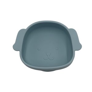 Didi The Dog- Μπολ σιλικόνης με βεντούζα – Blue grey